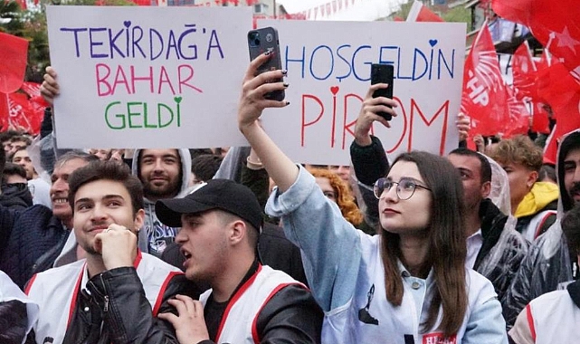 CHP lideri Kılıçdaroğlu Tekirdağ'da miting düzenledi