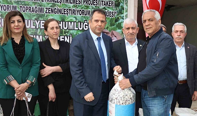 Çiftçilere yüzde 75 hibeli fasulye tohumu dağıtıldı