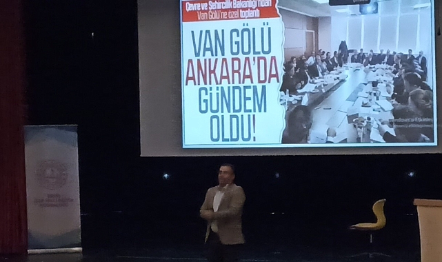 Erciş'te 'Çevre Enerji ve İklim Değişikliği Konferansı' düzenlendi