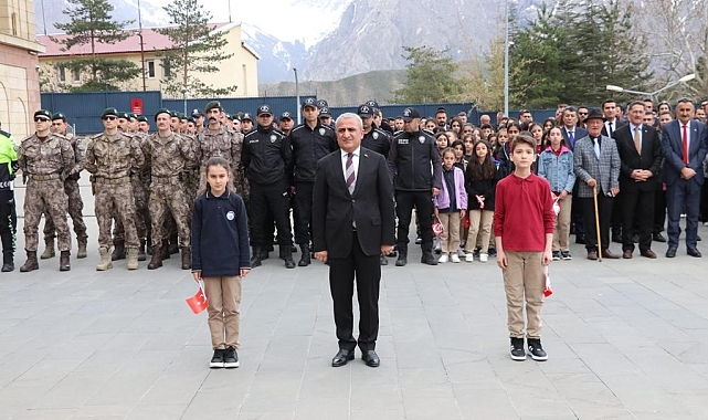 Hakkari'de 23 Nisan etkinliği