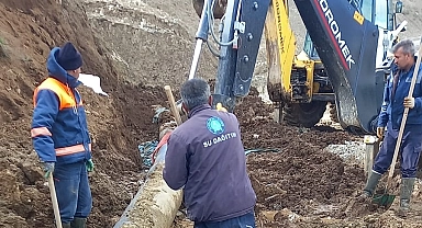 Hakkari'de ana su şebekesi hattı onarıldı
