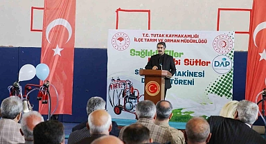 Hayvan Yetiştiricilerine süt sağım makinesi dağıtımı yapıldı