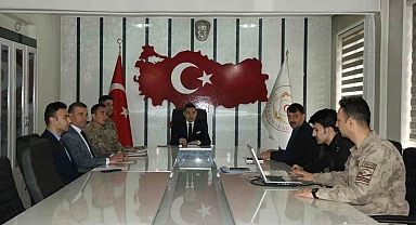 Hizan'da 'Seçim Güvenliği Toplantısı' yapıldı