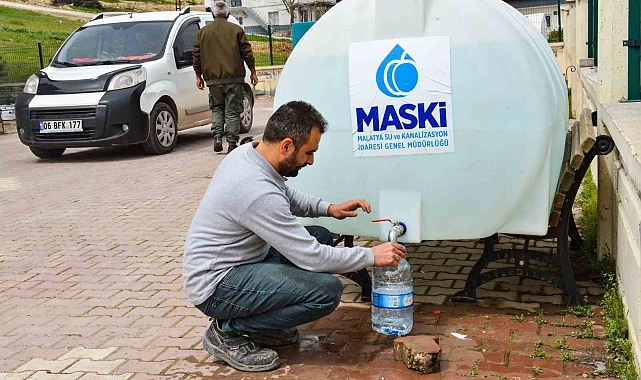 Malatya'da vatandaşların ihtiyacı tankerlerle karşılanıyor