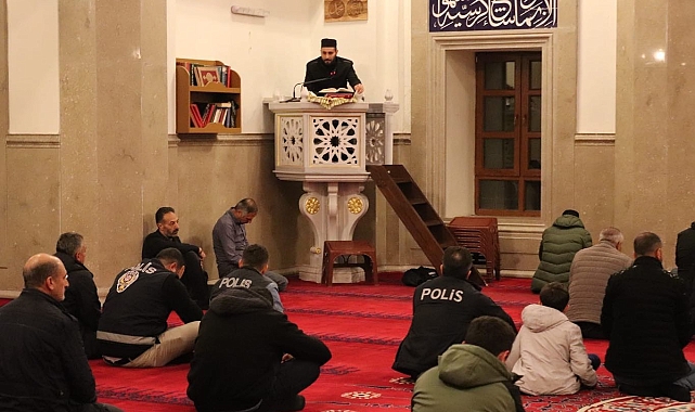 Polis Haftası'nda ilçelerde şehitler için mevlit okutuldu