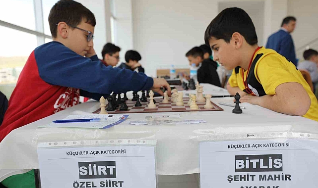 Satranç bölge yarışması Van'da başladı