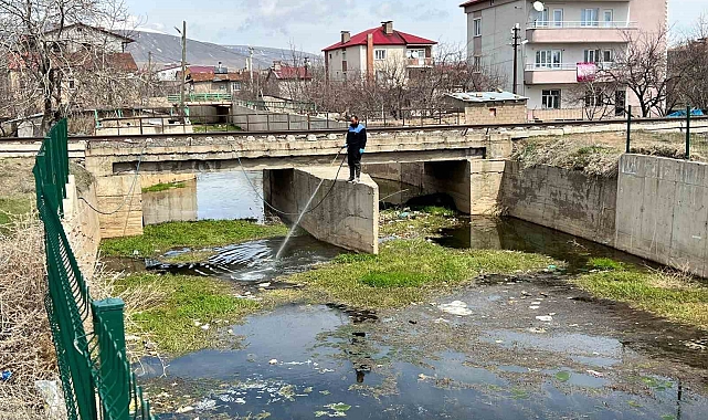 Tatvan'da larvalara karşı ilaçlama çalışmaları başladı