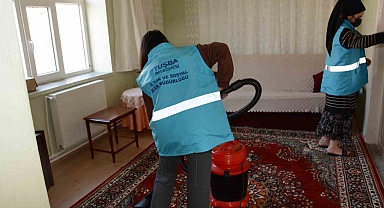 Tuşba Belediyesinden 'evde temizlik' hizmeti