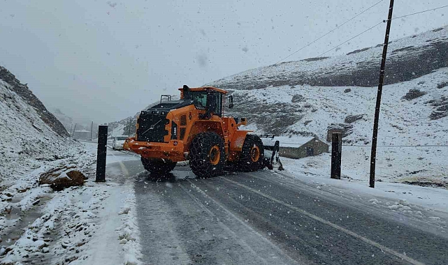 Van-Bahçesaray yolu ulaşıma kapatıldı