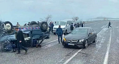 Erciş'te trafik kazası: 2 yaralı