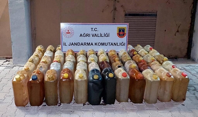 Ağrı İl Jandarma Komutanlığın dan kaçakçılara büyük darbe