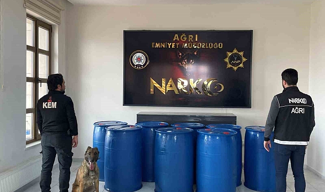 Ağrı'da 1 Ton 996 Kilo 354 Gram Metanfetamin Ele Geçirildi...