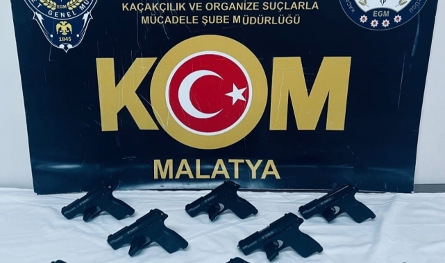 Malatya'da silah kaçakçılığı operasyonu: 1 gözaltı