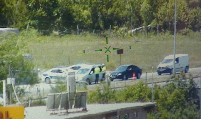 Bayram trafiğine helikopterli denetim