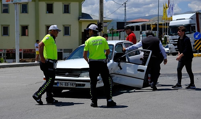 Erzincan'da 15 günde 84 adet trafik kazası oldu