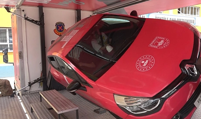 Mobil trafik eğitim tırı Erciş'te