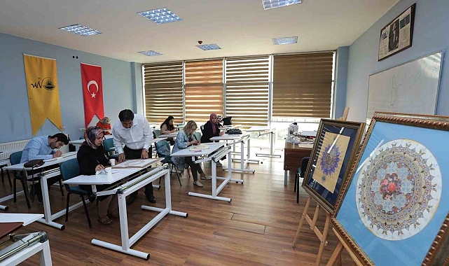 Van Büyükşehir Belediyesinden Tezhip Sanatı Kursu....