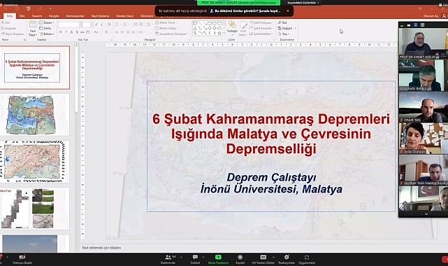 İnönü Üniversitesi'nin ev sahipliğinde 'Deprem Çalıştayı' düzenlendi