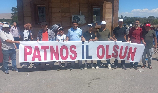 Malazgirt’te “Patnos il olsun” pankartı gündem oldu