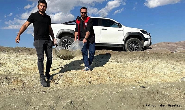 Ağrı Yazıcı barajına balıklandırma çalışmaları