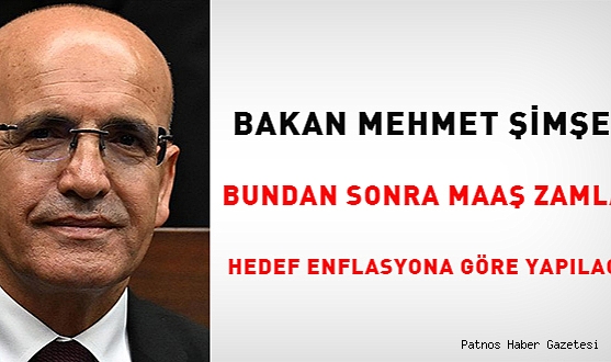ARTIK MAAŞLAR HEDEF ENFLASYONA ENDEKSLİ OLACAK