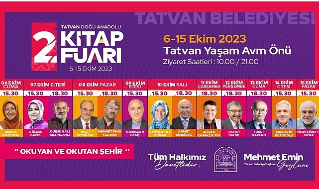 Bitlis'te "Tatvan Doğu Anadolu Kitap Fuarı" kapılarını ikinci kez açıyor