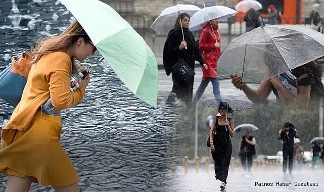 Meteoroloji'den sağanak yağmur uyarısı
