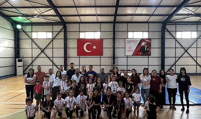 Miniklerden, jimnastik seçmelerine yoğun ilgi