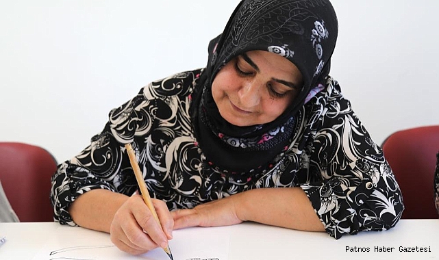 Van Büyükşehir Belediyesi hat kursu açtı yoğun ilgi gördü!