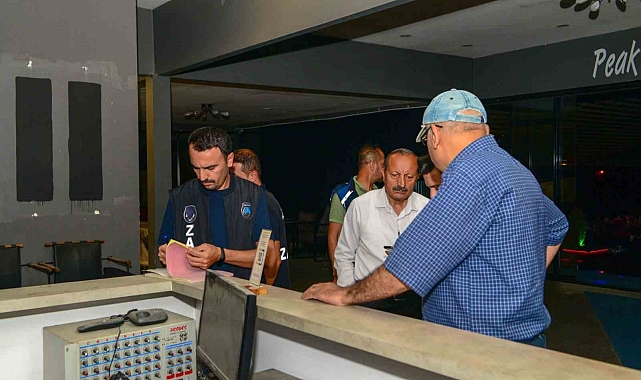 Van'daki eğlence mekânları denetlendi