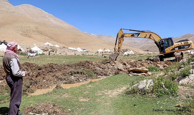 Yol yapımı için gelen protokolü zılgıtlar eşliğinde karşıladılar!