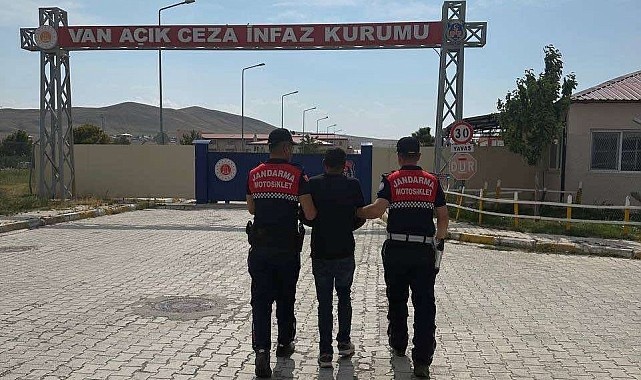 10 yıl hapis cezası olan firari şahıs Van'da yakalandı