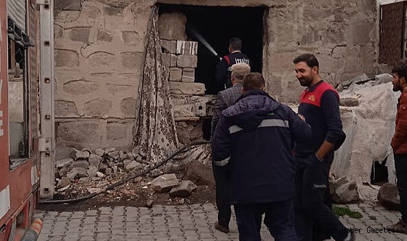 Ağrı'da Yangın