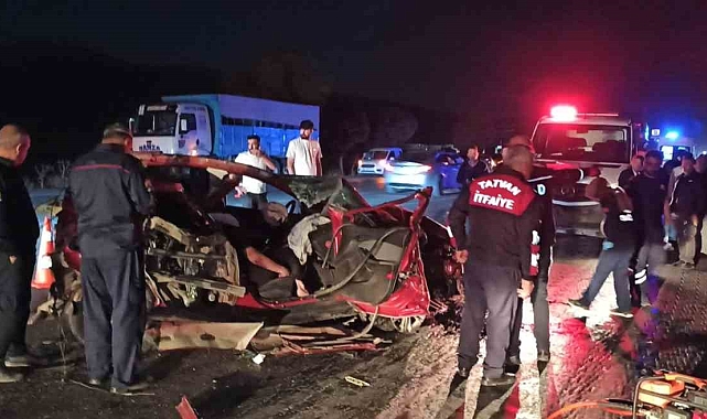 Bitlis'te meydana gelen trafik kazasın da: 1 ölü, 4 yaralı