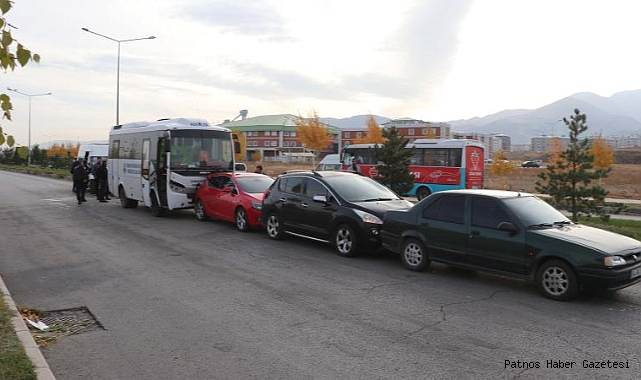 Erzurum’da zincirleme kaza meydana geldi…