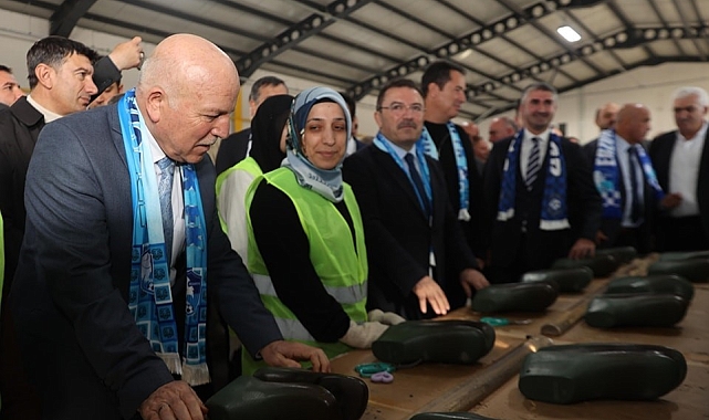 Erzurum'da Terlik Fabrikası Açıldı