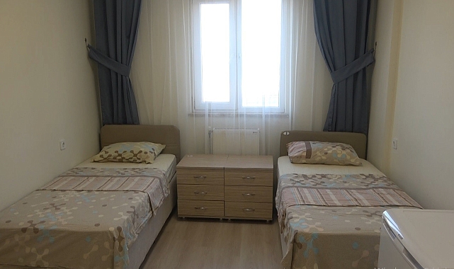 Muş Gençlik ve Spor İl Müdürlüğüne bağlı yurt otel konforunda