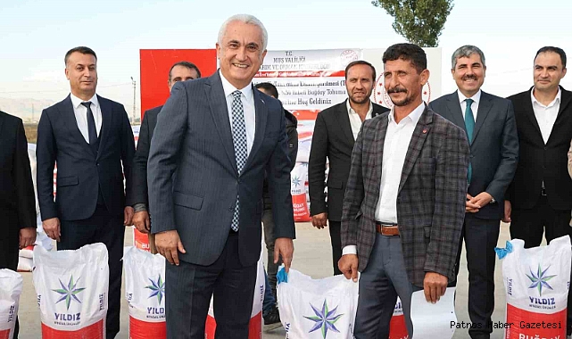 Muş’ta 595 ton buğday tohumu dağıtılmaya başlandı