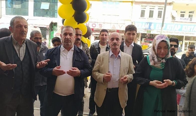 Patnos Belediye Başkanı Savcı, iş yeri açılışına katıldı…