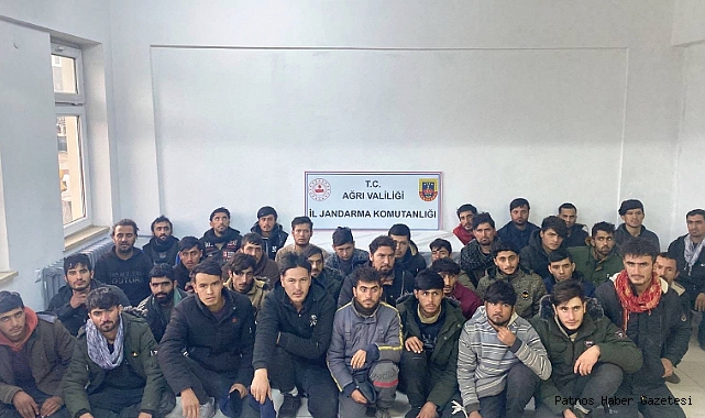 Ağrı’da 36 kaçak göçmen yakalandı