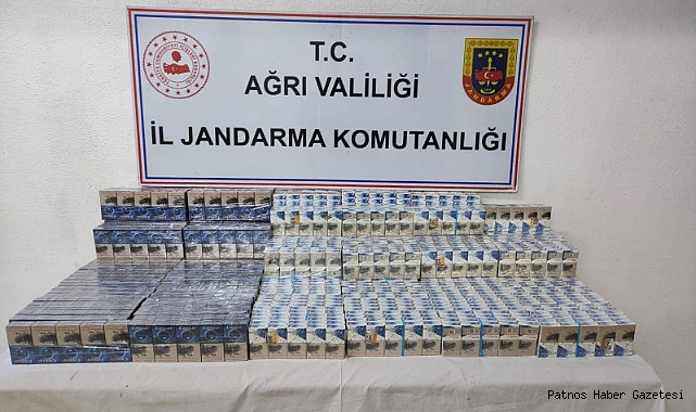 Ağrı’da gümrük kaçağı sigara ele geçirildi