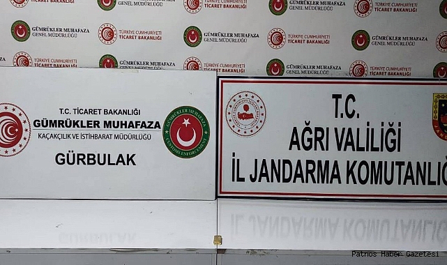 Ağrı’da kaçak altın ele geçirildi