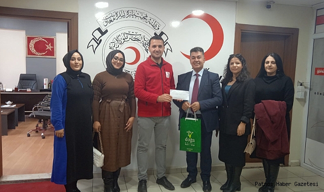Ağrı Doğa kolejinden Filistin için anlamlı bağış