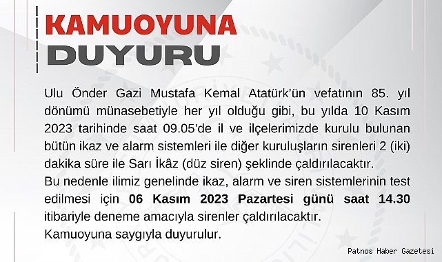 Ağrı Valiliğinden 'Sarı ikaz' uyarısı