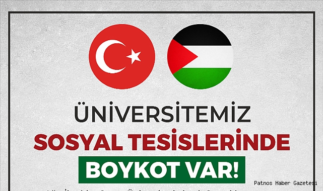 AİÇÜ’den İsrail’e Destek Veren Markaların Ürünlerine Boykot