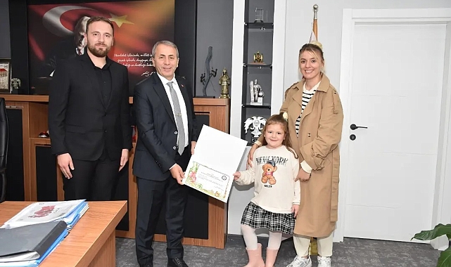 Erzincan İl Emniyet Müdürü Kurt'tan küçük Elif' teşekkür