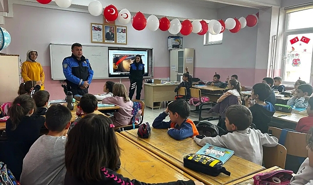 Erzincan'da öğrencilere suça ve suçluya karşı bilgilendirme