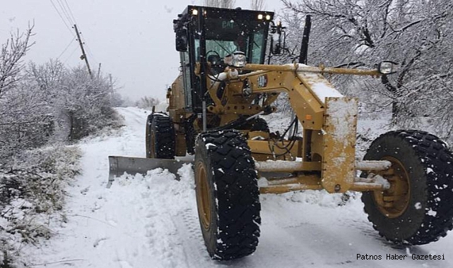 Erzurum'da kar 25 yolu ulaşıma kapattı