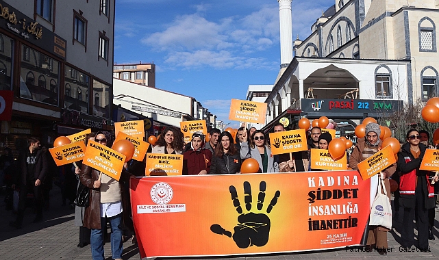 Ağrı’da "Kadına Yönelik Şiddete Karşı Uluslararası Mücadele Günü"  Yürüyüşü