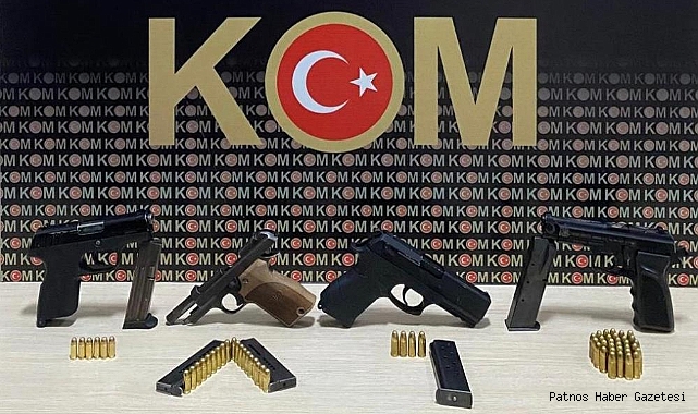 Kars'ta 6 ruhsatsız silah ele geçirildi
